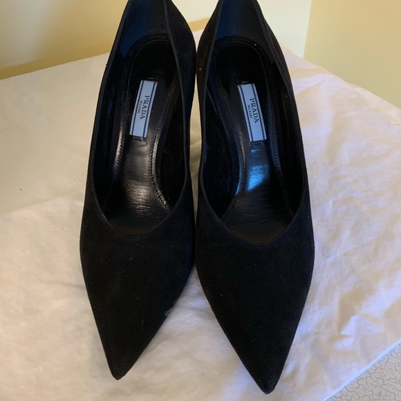Prada Shoes - Prada Black Chunky Heels